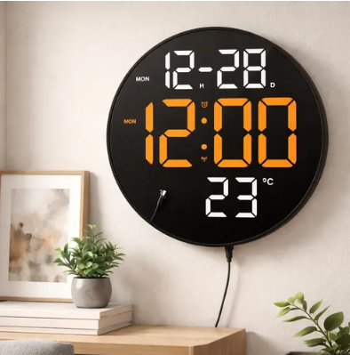 Reloj Digital 3D de Pared Planeta LED: moderniza tu hogar sin remodelar ✨